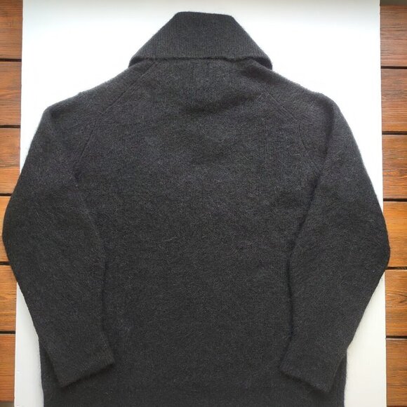 H&M Alpaca & Wool Cowl Neck Sweater Relaxed Fit Soft Knit Boho Indie Size Large - Picture 9 of 11